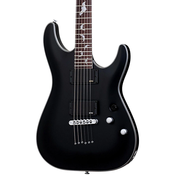 Damien Platinum 6 Electric Guitar Satin Black