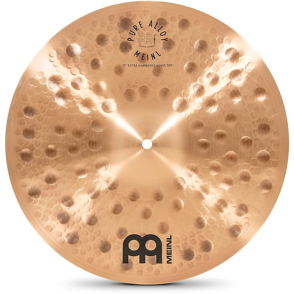 MEINL Pure Alloy Extra Hammered Hi Hat Pair 15 in.