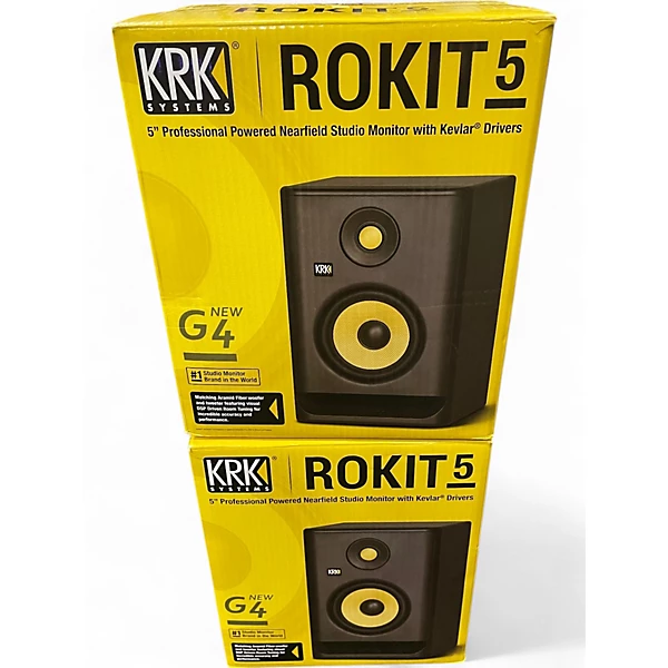 KRK Used KRK RP5 ROKIT G4 Pair Powered Monitor