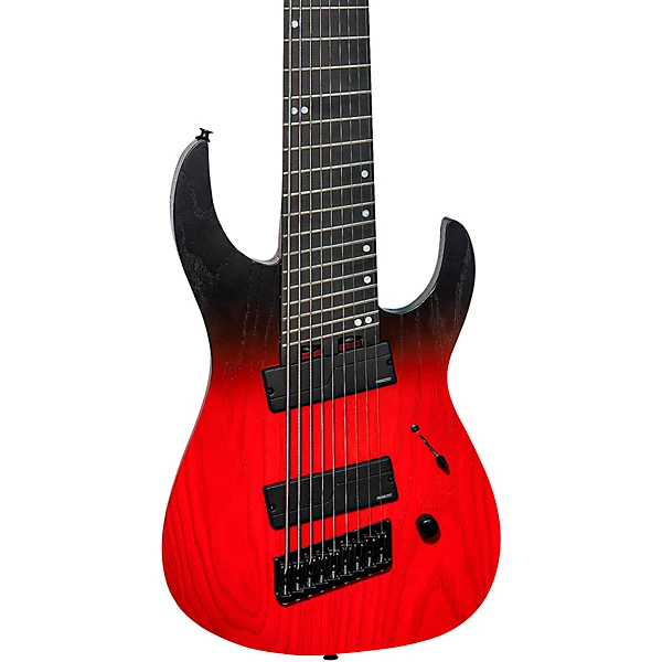 Legator Ninja 9 String Multi Scale Electric Guitar Crimson