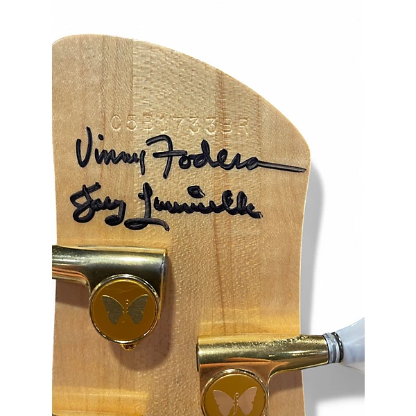 Fodera Used 2000 Fodera AJ5 Spalted Maple Electric Bass Guitar.gc