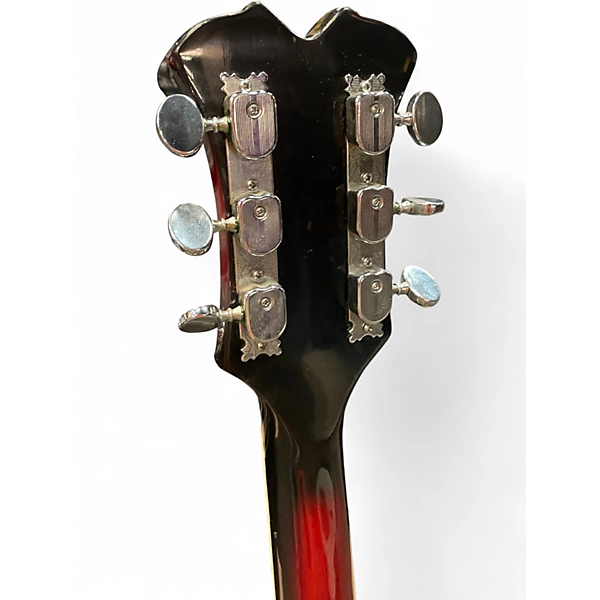 Vintage 1970s Aria DIAMOND 1202 RED BURST Hollow Body Electric Guitar