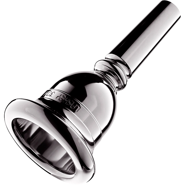 Classic G Series European Shank Tuba Mouthpiece in Silver 28G