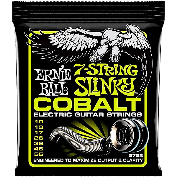 2728 Cobalt 7 String Regular Slinky Electric Guitar Strings
