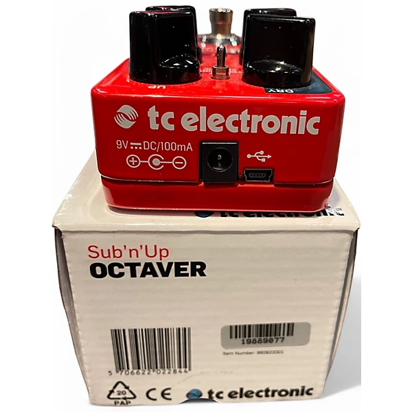 TC Electronic Used TC Electronic Sub N Up Octaver Effect Pedal