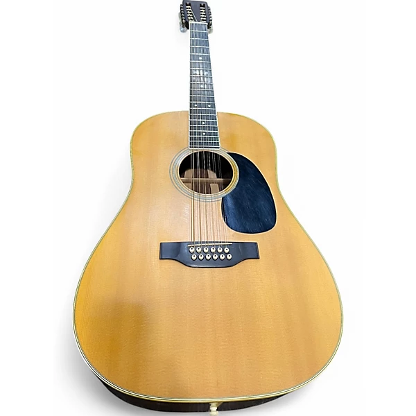 Vintage 1974 Martin D12 35 Natural 12 String Acoustic Guitar