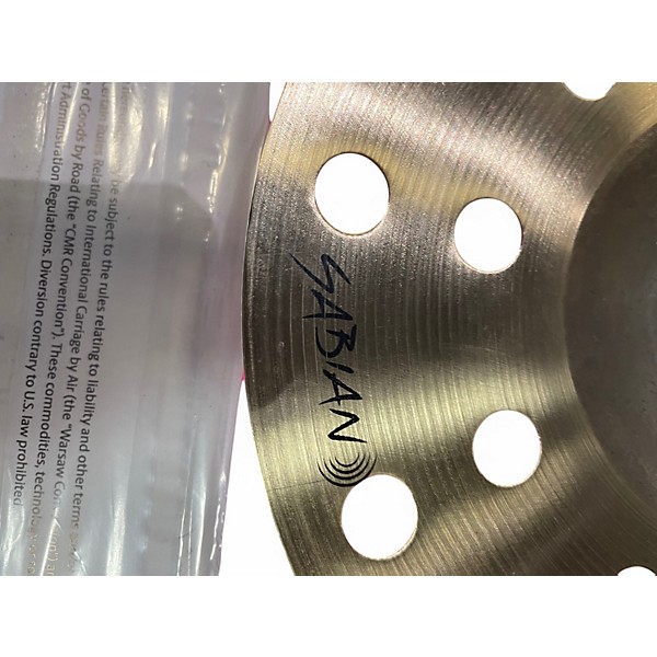 SABIAN Used SABIAN 8in Aero splash Cymbal.gc