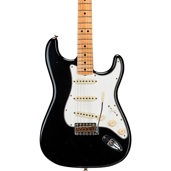 Fender Custom Shop Limited Edition '69 Stratocaster Journeyman Relic Electric Guitar Aged Black