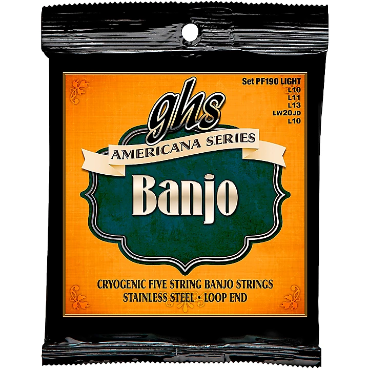 GHS Americana Series Banjo Light Strings 10 LW22JD 10