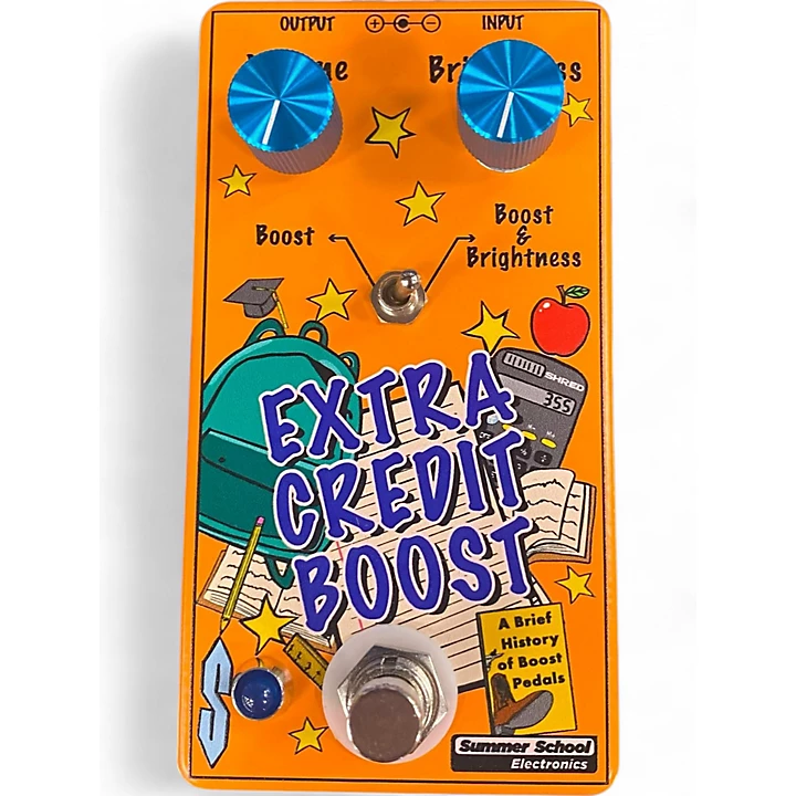Used Summer School Electronics EXTRA CREDIT BOOST Effect Pedal