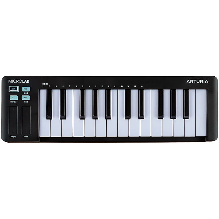 MicroLab mk3 MIDI Controller Black