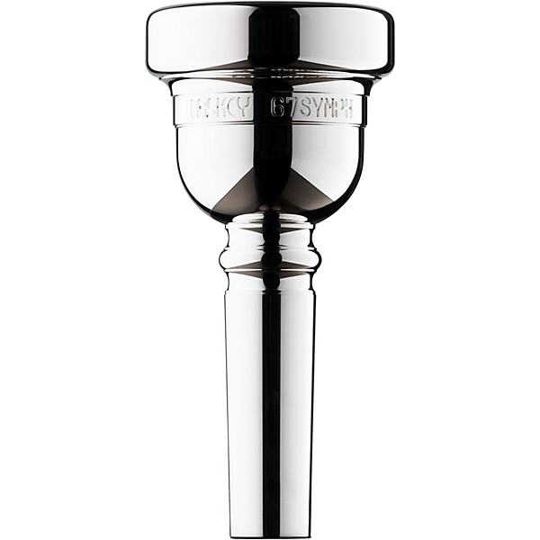 Alessi Symphony Signature Series Large Shank Trombone Mouthpiece in Silver 67