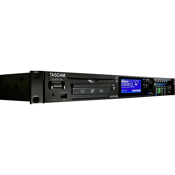TASCAM SS CDR250N Solid State Recorder With Dual SD and CDR Level 1 J50413004000000.gc