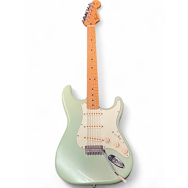 Used Fender LIMITED EDITION STANDARD STRATOCASTER Seafoam Pearl Solid Body Electric Guitar