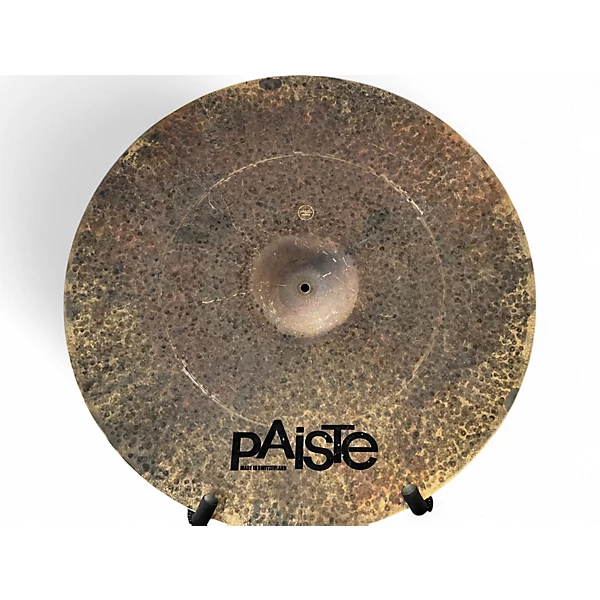 Paiste Used Paiste 24in Twenty Masters Deep Ride Signature Groove Cymbal.gc