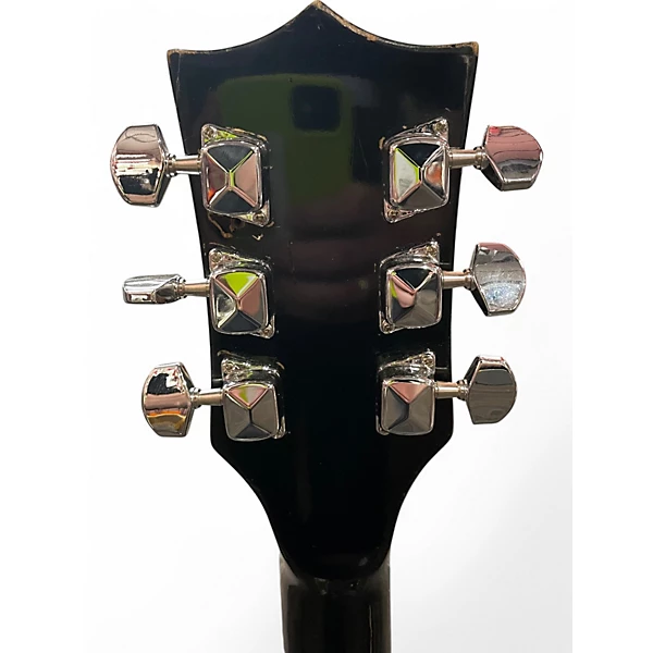 Used Kent LP Copy Black Solid Body Electric Guitar