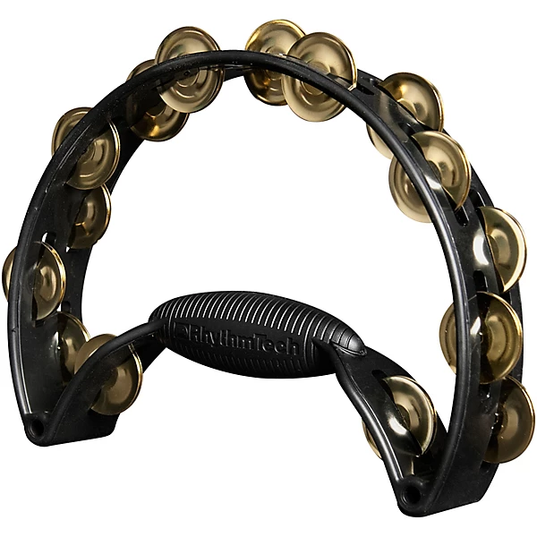 Rhythm Tech Pro Tambourine Black/Brass Jingles