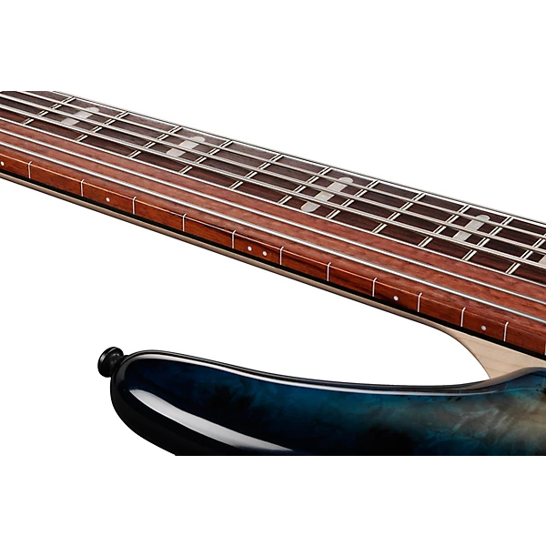 Ibanez Bass Workshop SRAS7 7 String Electric Bass Cosmic Blue Starburst