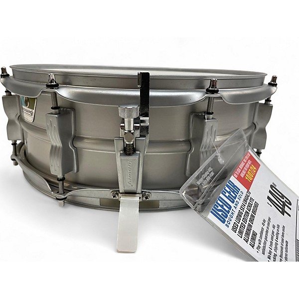 Used Ludwig 5X14 LM404LTD LIMITED EDITION ACROLYTE ALUMINUM BRUSHED ALUMINUM Drum