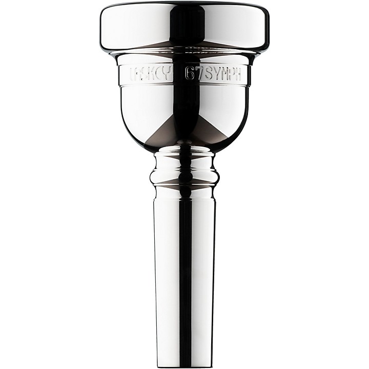 Alessi Symphony Signature Series Large Shank Trombone Mouthpiece in Silver 67