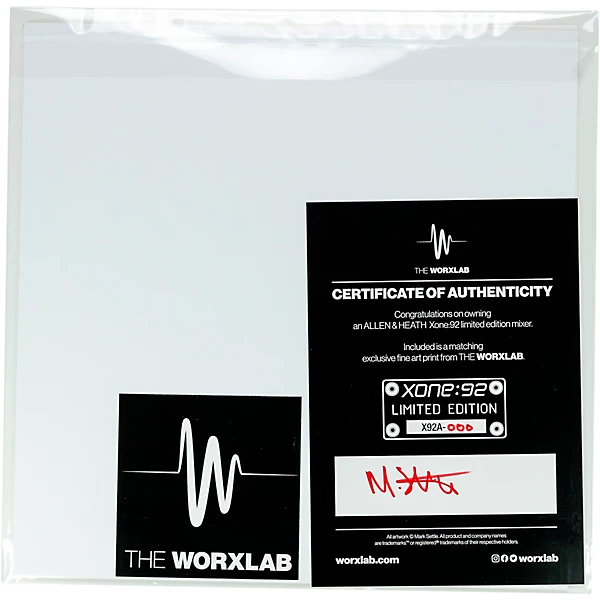 XONE92 Limited Edition 20th Anniversary 6 Channel DJ Mixer