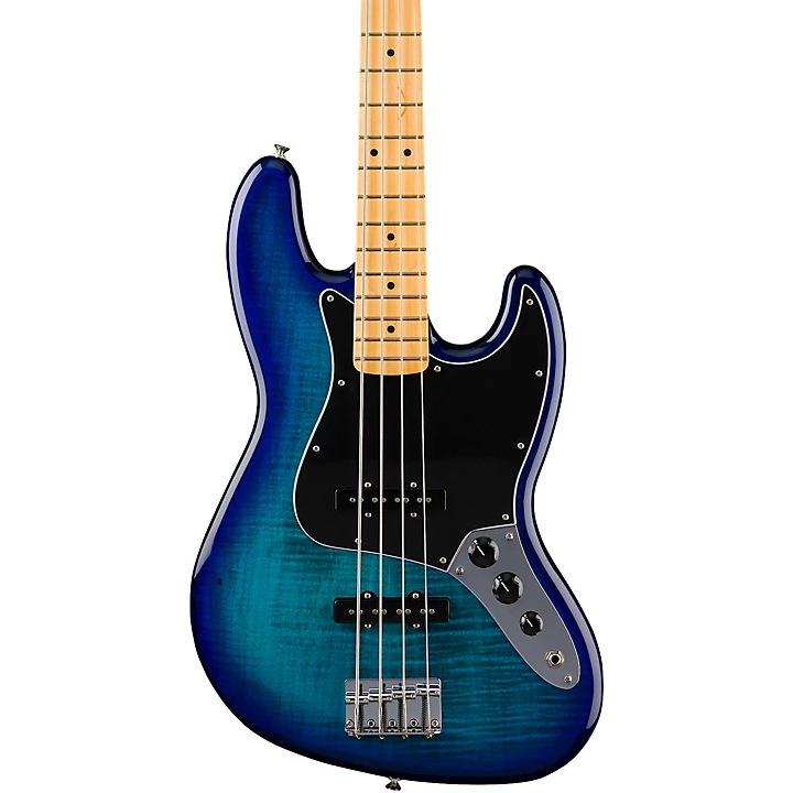 Fender Player II Jazz Bass Plus Top Limited Edition Bass Guitar Blue Burst