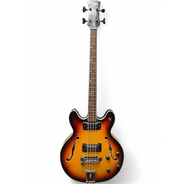 Used 1970s Aria 5120 2 Color Sunburst Electric Bass Guitar