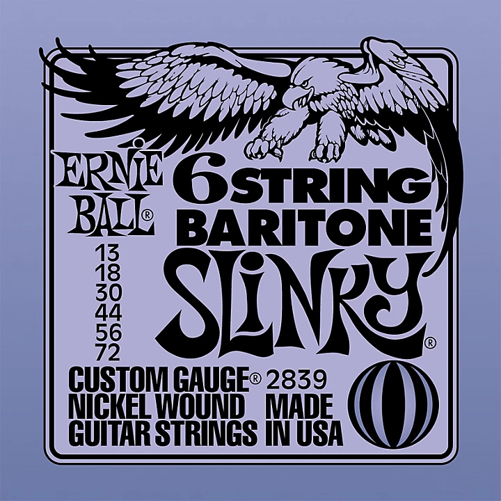 2839 Baritone Electric Guitar String Set