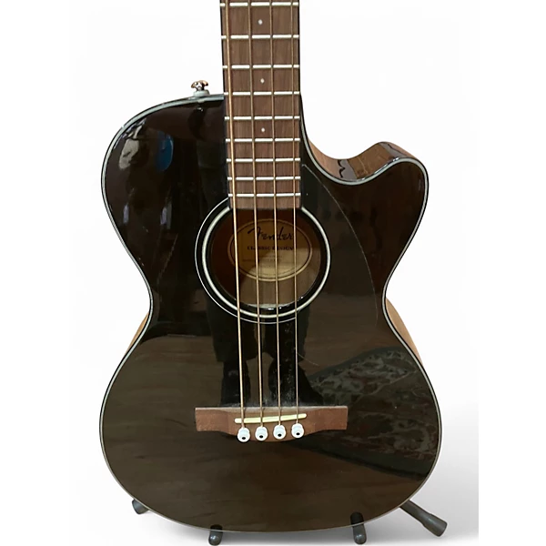 Fender Used Fender CB 60SCE Black Acoustic Bass Guitar