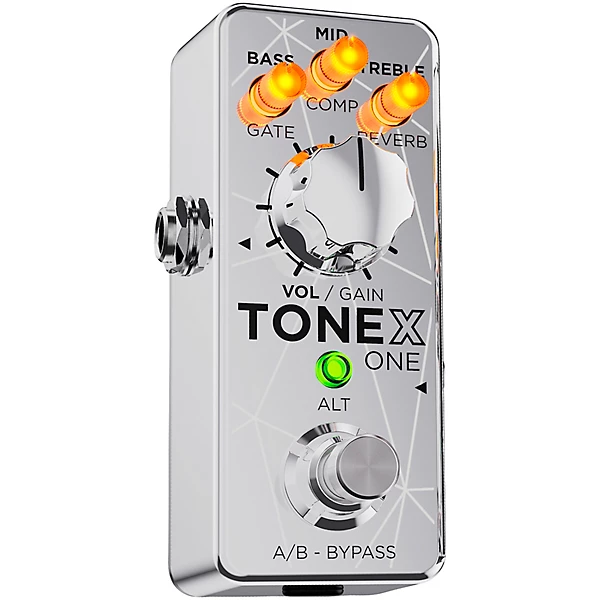 TONEX ONE Limited Edition Joe Satriani Collection Modeling Amp Distortion Effects Pedal Silver
