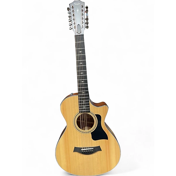 Used Taylor 352 CE Natural 12 String Acoustic Electric Guitar