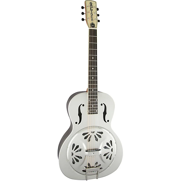 G9221 Bobtail Round Neck Acoustic Electric Steel Body Resonator Guitar