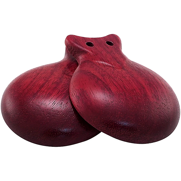 Two Pair of Purpleheart Castanet Cups