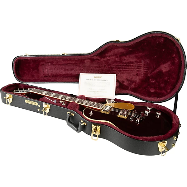 Clearance Gretsch Guitars G6228FM PE Players Edition Duo Jet Electric Guitar Dark Cherry Metallic