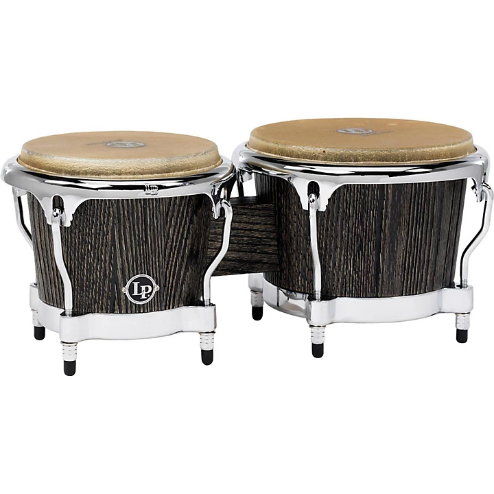 LP Uptown Series Bongo Set   Sculpted Ash with Chrome Hardware