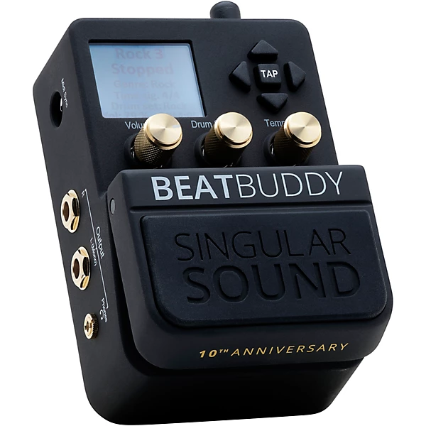 BeatBuddy 10th Anniversary Limited Edition Footpedal Drum Machine Black
