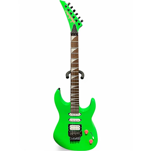 Used Jackson DINKY DK3XR GREEN Solid Body Electric Guitar