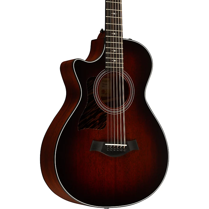 Taylor 362ce 12 Fret 12 String Left Handed Grand Concert Acoustic Electric Guitar Shaded Edge Burst