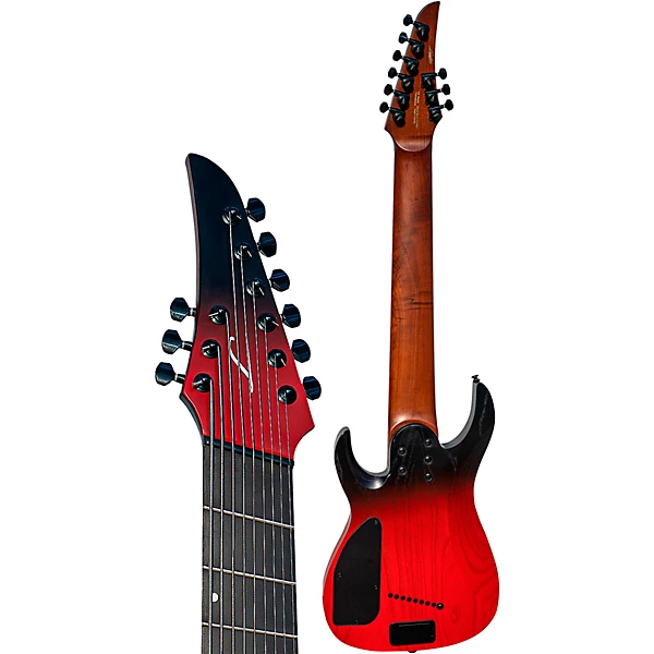 Legator Ninja 9 String Multi Scale Electric Guitar Crimson