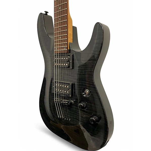 Used Schecter Guitar Research Gryphon Limited Edition Trans Black Solid Body Electric Guitar