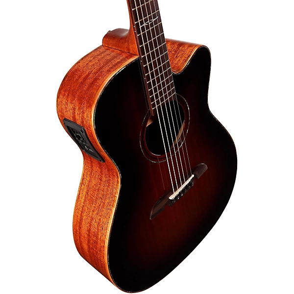 MFA66CE Masterworks OM Folk Acoustic Electric Guitar Shadow Burst