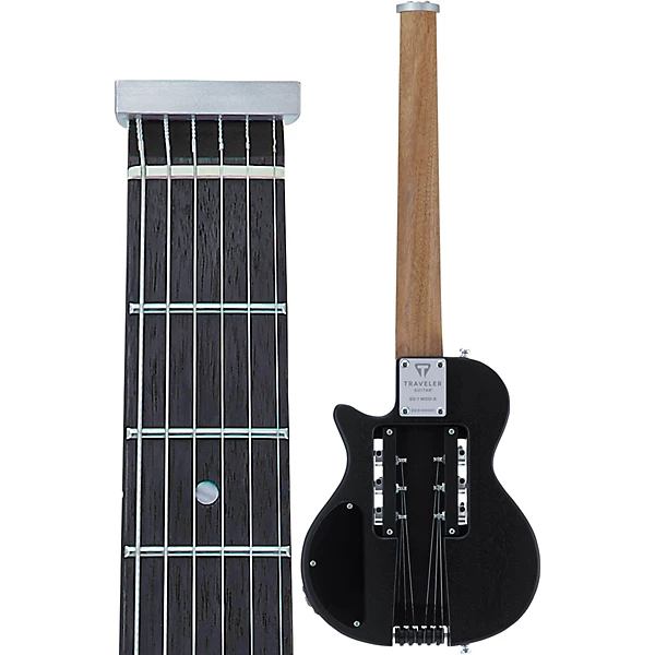 EG 1 Mod X Electric Hybrid Travel Electric Guitar Black Satin