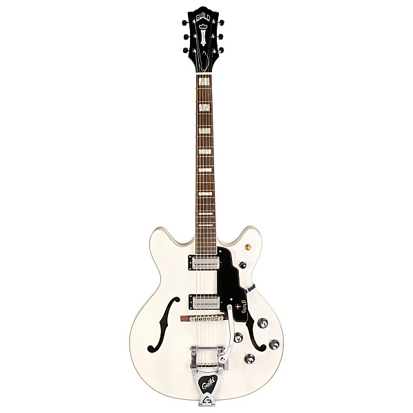 Guild Starfire V Semi Hollowbody Electric Guitar Level 1 White J38690004001000.gc