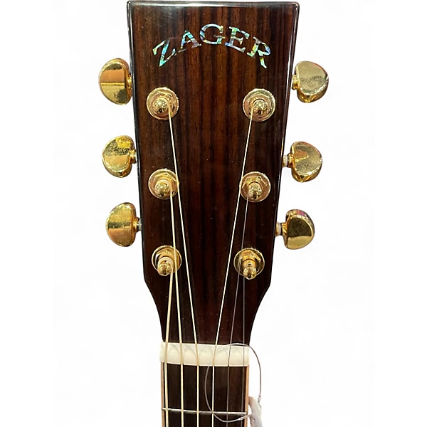 Used Zager ZAD 900 CE Natural Acoustic Electric Guitar