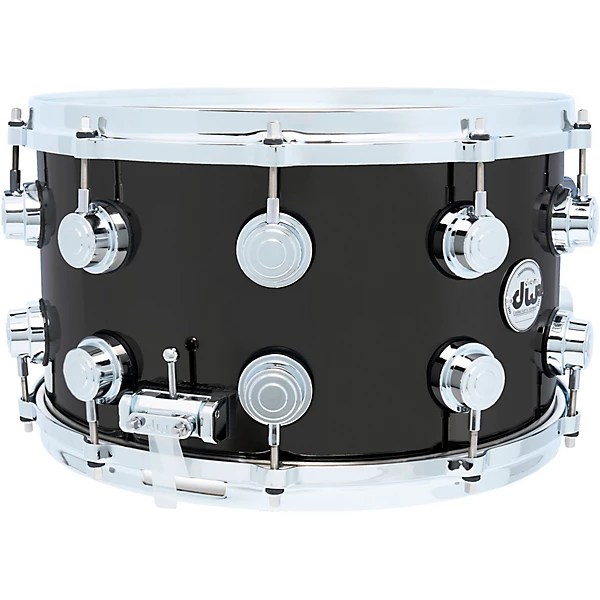 DW Collector's Series Black Nickel Over Brass Snare Drum With Die Cast Hoops 14 x 8 in. Black Nickel Over Brass