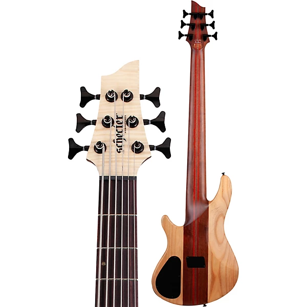 Schecter Guitar Research Charles Berthoud CB 6 6 String Electric Bass Guitar Natural Satin