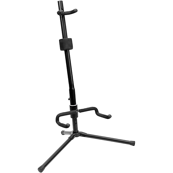 On Stage Push Down Spring Up Locking Acoustic Guitar Stand