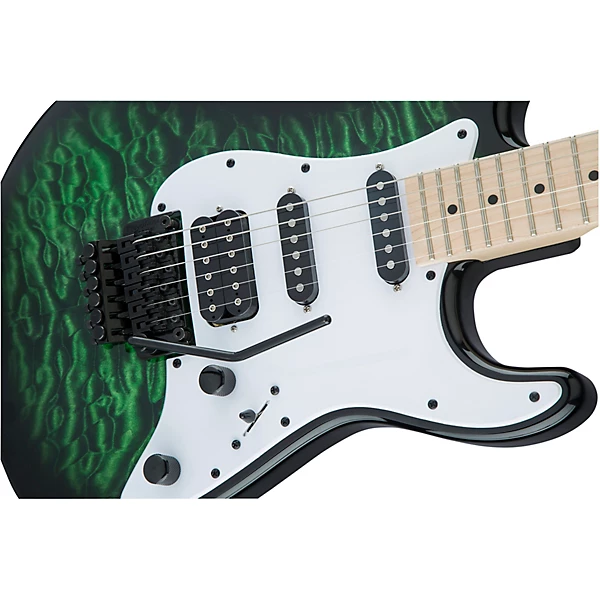 Jackson X Series Signature Adrian Smith SDXQ Electric Guitar Transparent Green