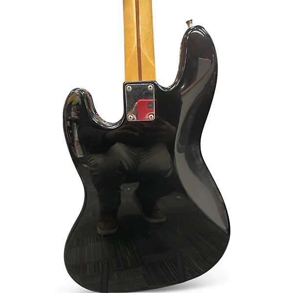 Used 2002 Fender Player Jazz Bass Black Electric Bass Guitar