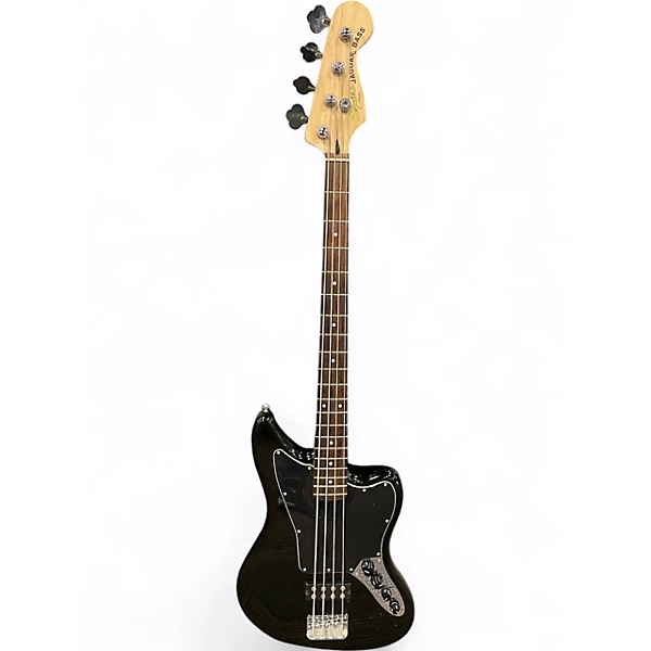 Squier Used Squier Jaguar Bass Black Electric Bass Guitar